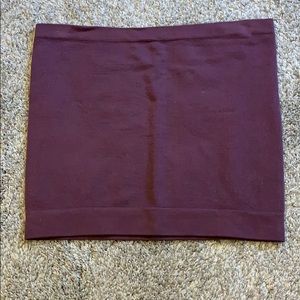 Dark purple tube top